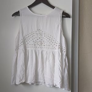 Xhileration white tank top